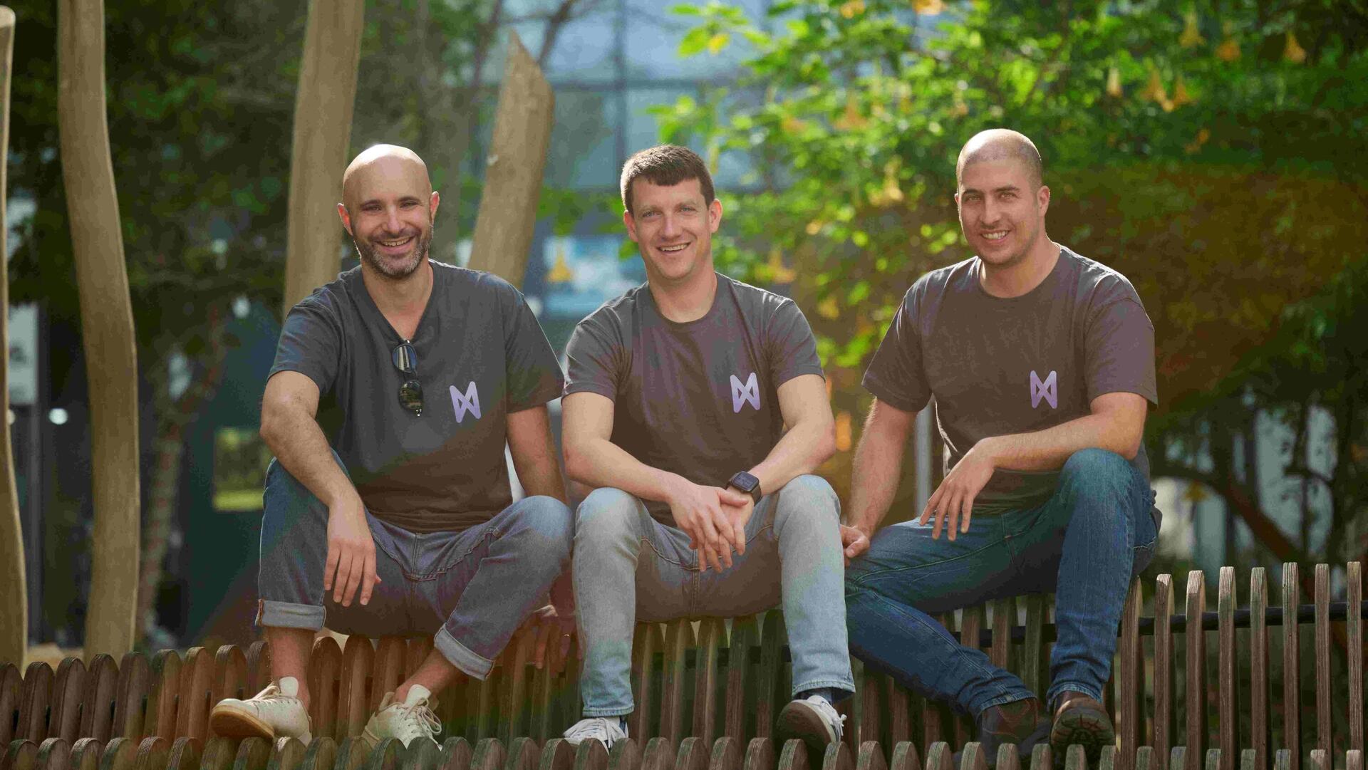 מייסדי נובי Novee מימין עומר נינבורג עידו גפן ו גון חלמיש