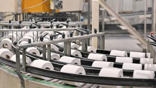 ייצור נייר טואלט ב מפעל שניב