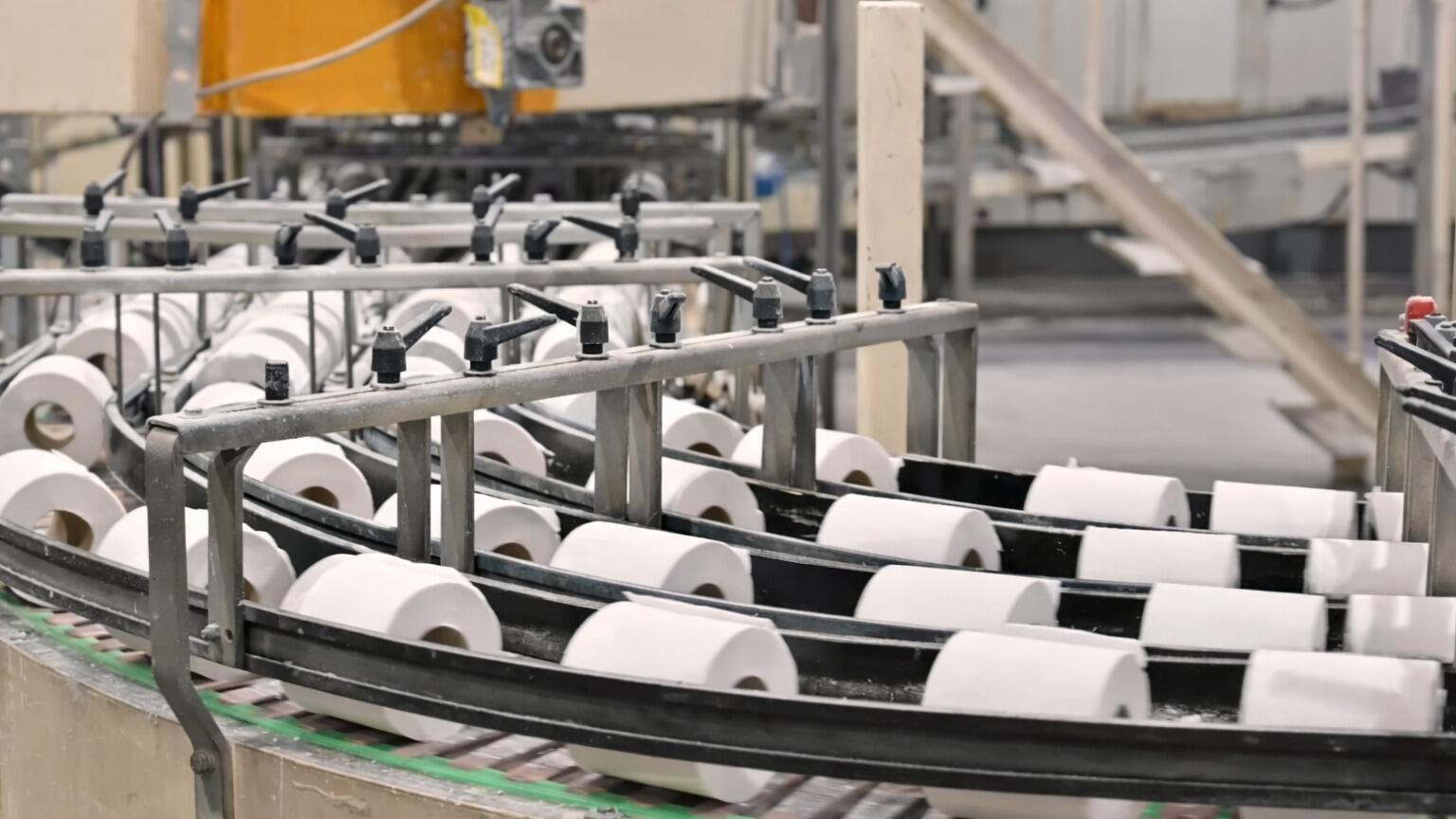 ייצור נייר טואלט ב מפעל שניב