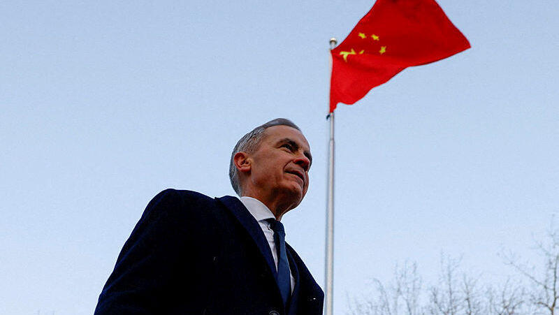 ראש ממשלת קנדה מארק קרני בביקור בבייג'ינג סין ינואר 2026