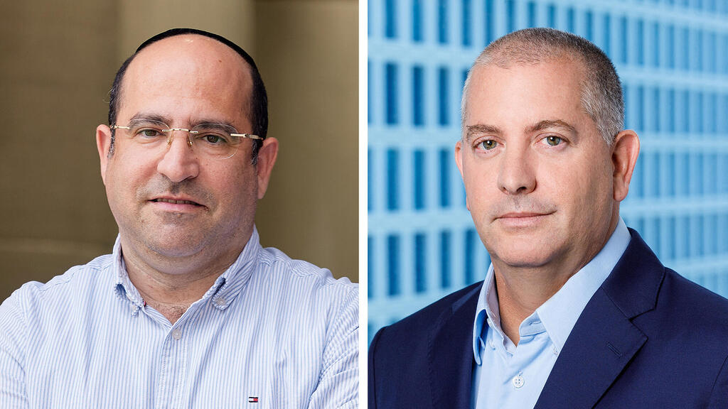 מימין אבי אורטל קרן מנור ו פסח ברנט מנכ"ל שניב סאסאטק