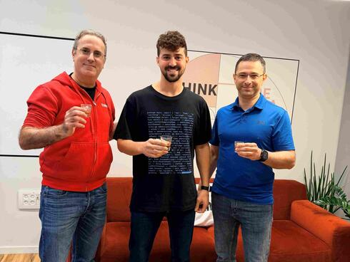 Commit and Savannah founders celebrate the deal. 