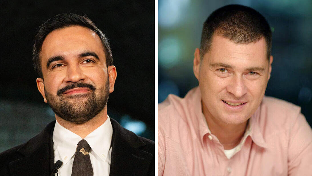 מימין זוהר לוי יו"ר סאמיט ו וזוהרן ממדאני ראש עיריית ניו יורק