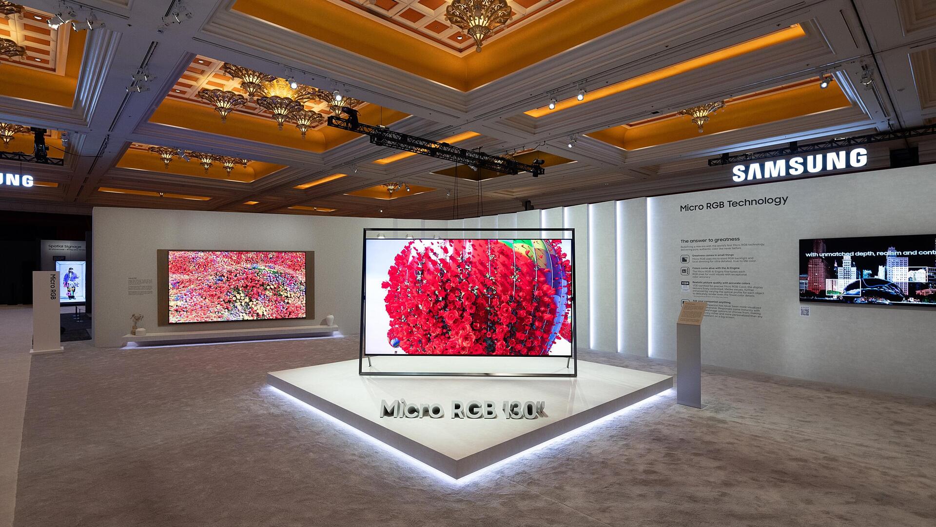 מסך MICRO RGB החדש 130 אינץ' של סמסונג