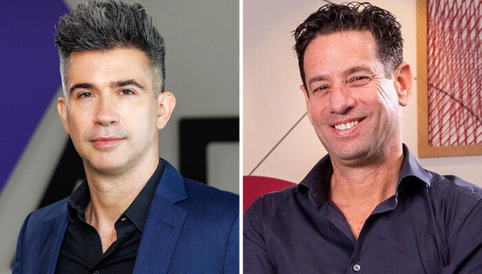 Claroty CEO Yaniv Vardi (right) and Armis CEO Yevgeny Dibrov. 