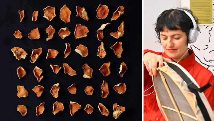 אוצרת התערוכה מרינה פוזנר ועבודה של הצלם דן פרץ. יהיה גם שוק אוכל
(צילום: דן פרץ בשיתוף נעמה שטרנליכט) פנאי אוצרת התערוכה מרינה פוזנר ועבודה של הצלם דן פרץ