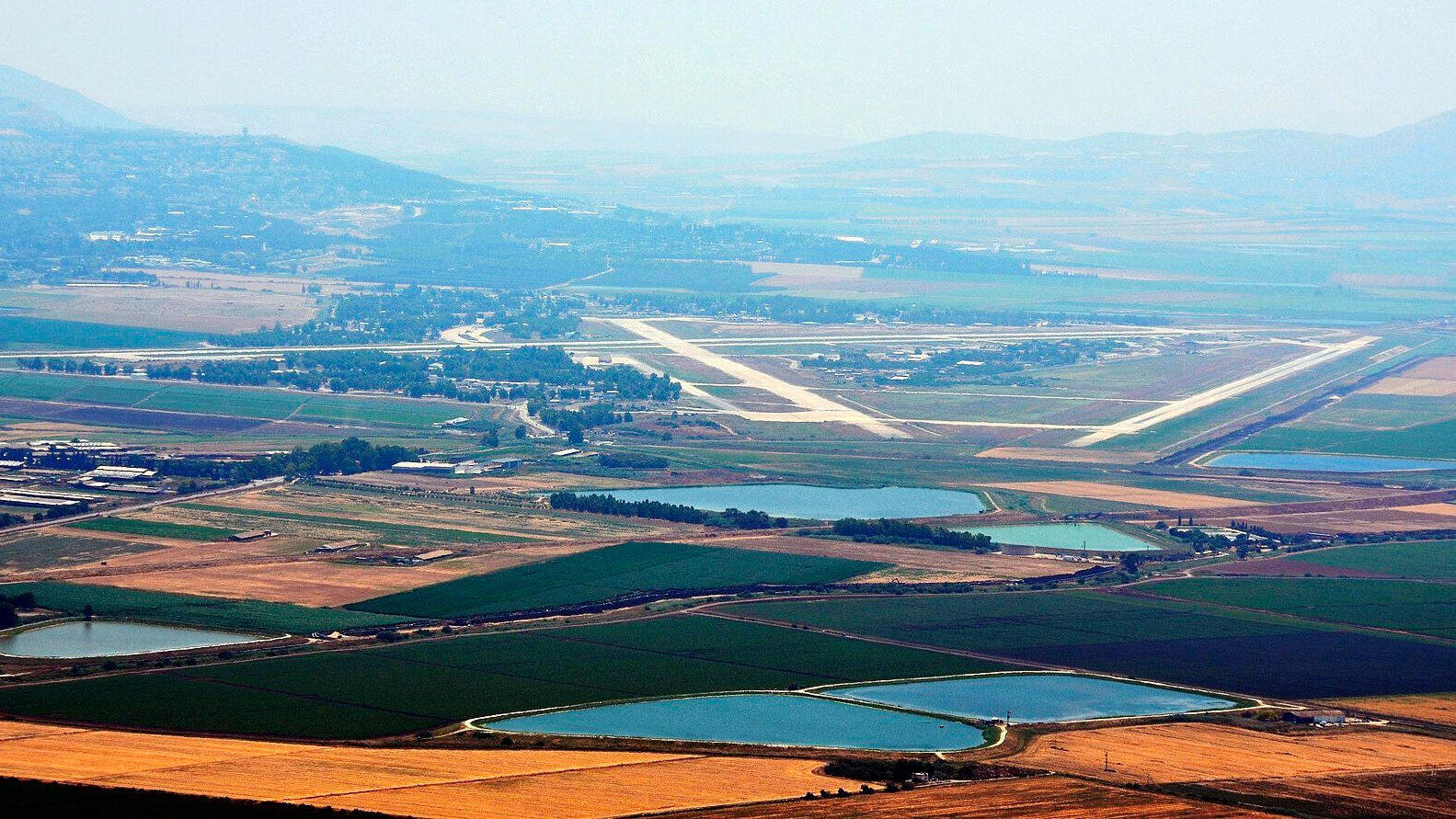 השטח המיועד להקמת שדה תעופה ברמת דוד