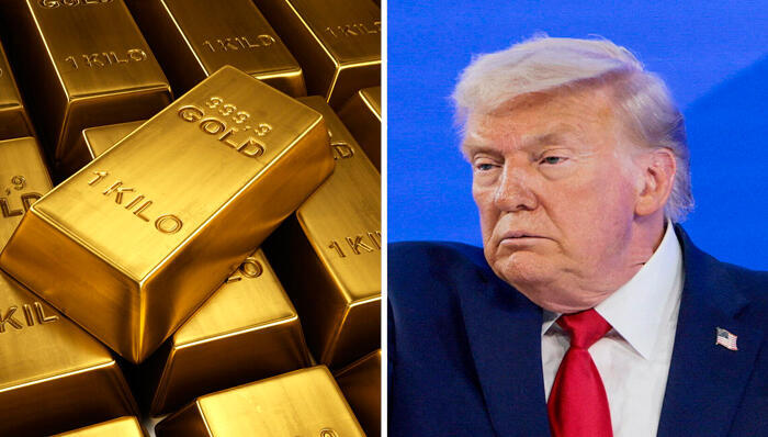דונלד טראמפ ו זהב