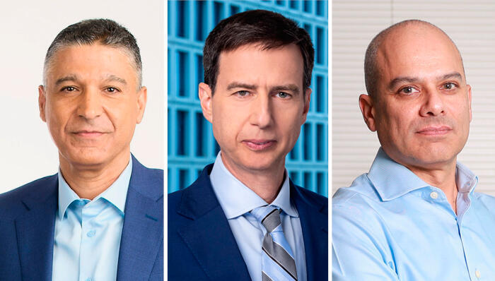 מימין ידין ענתבי אמיר ירון ו  משה לארי