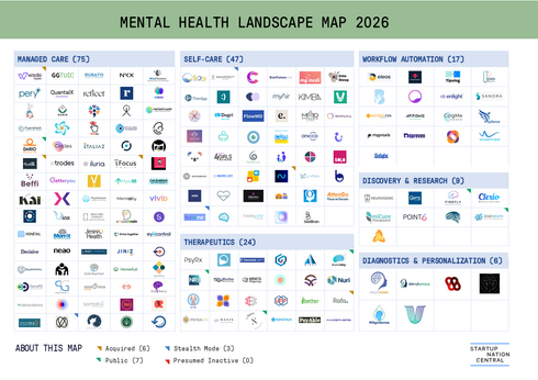 Mental health landscape map. 