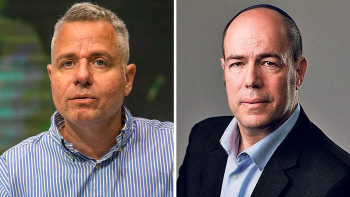 מנכ"ל האוצר אילן רום ו תא"ל במיל' אורן סולומון