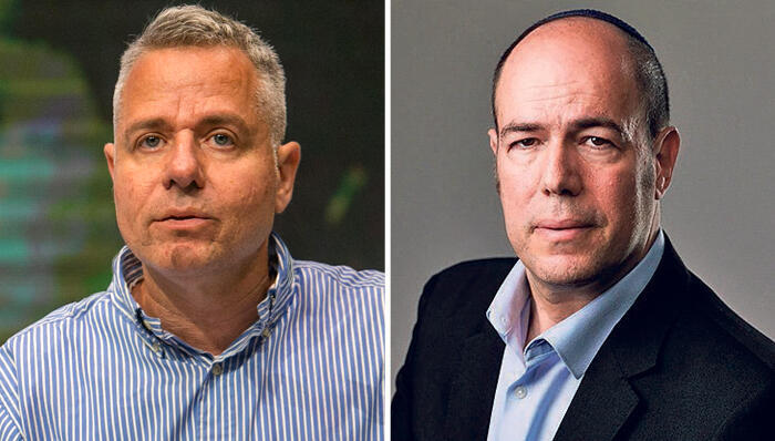 מנכ"ל האוצר אילן רום ו תא"ל במיל' אורן סולומון