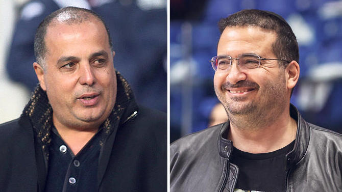 מימין עופר ינאי בעל השליטה בנופר אנרגיה ו עמוס לוזון בעל השליטה בקבוצת לוזון