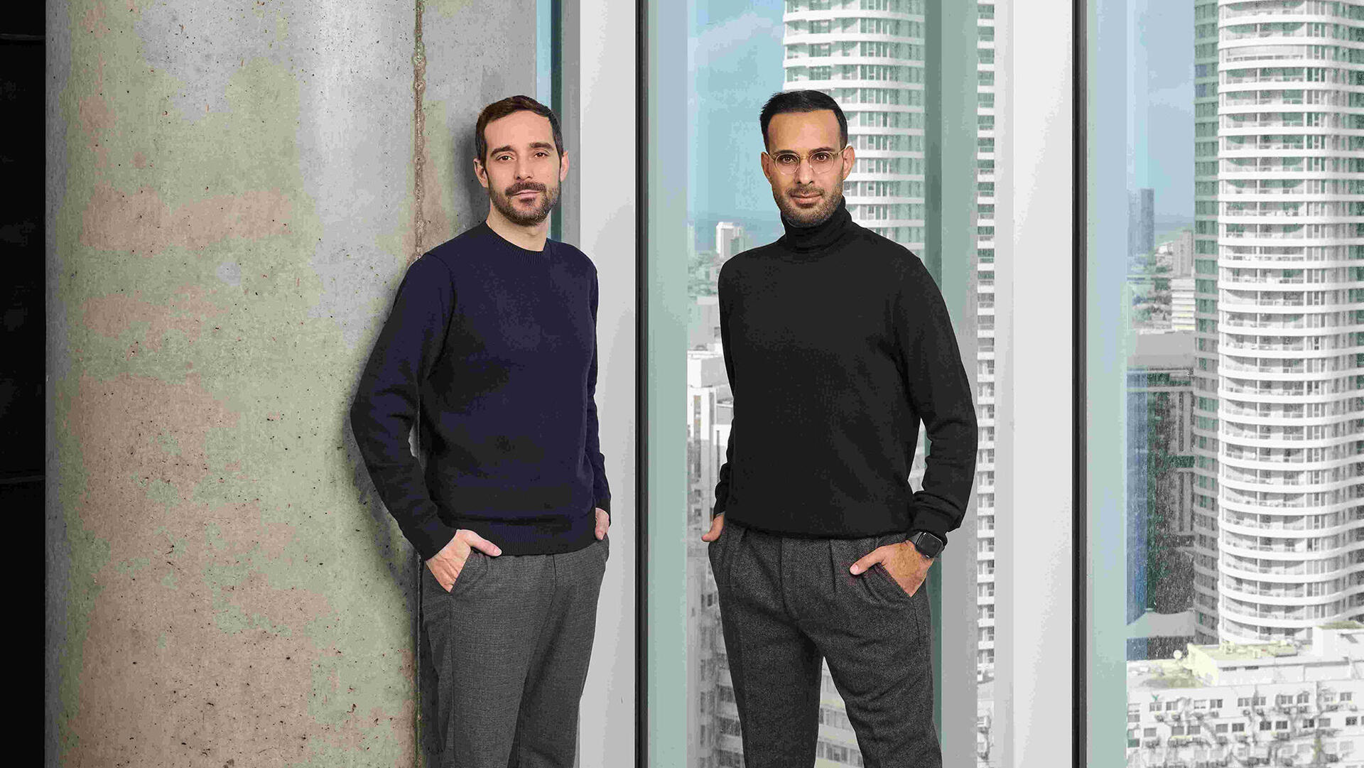 מימין נתנאל אזולאי (CEO) ועומרי הרינג (CTO) מייסדי מאש סקיוריטי