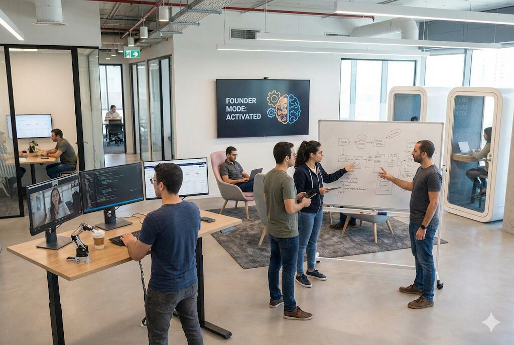 עובדי הייטק Founder Mode עבודה מהבית