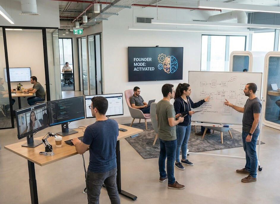 עובדי הייטק Founder Mode עבודה מהבית