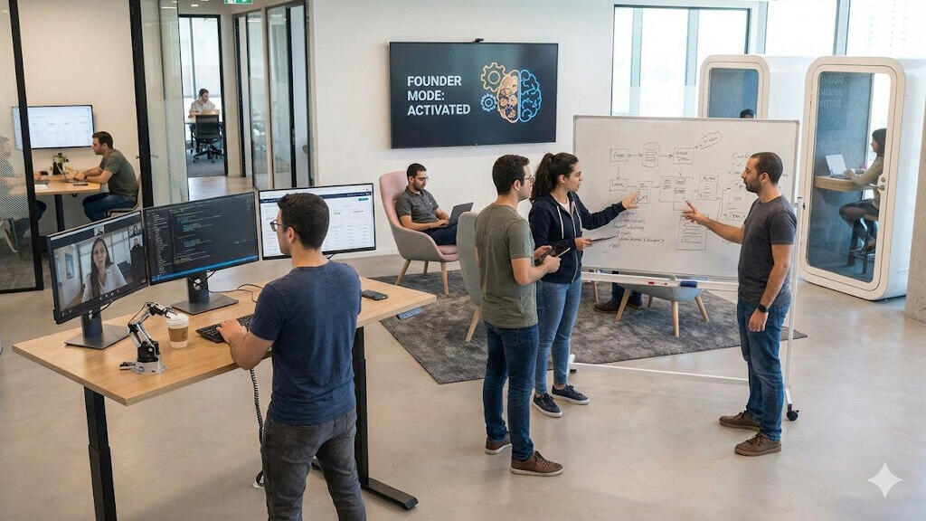 עובדי הייטק Founder Mode עבודה מהבית