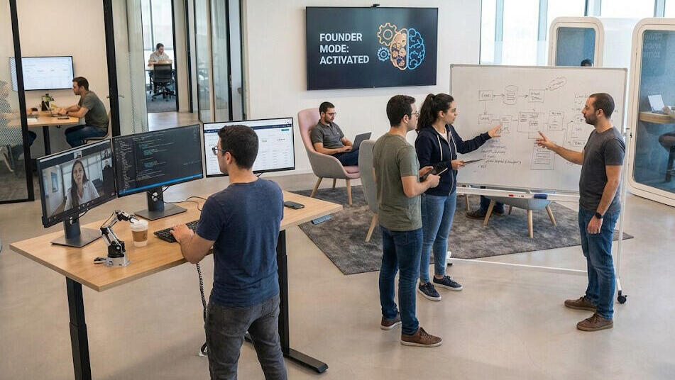 עובדי הייטק Founder Mode עבודה מהבית