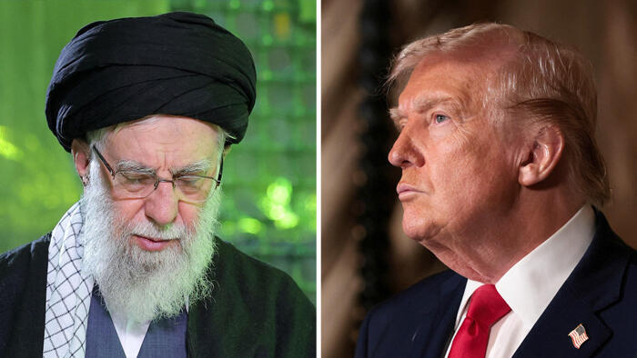 דונלד טראמפ ו עלי חמינאי