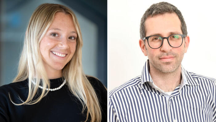 יונתן פייטרה מנכ"ל Great PlaceTo Work ו לירן וולף מנכ"לית Wellspire