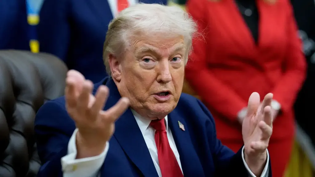 נשיא ארצות הברית דונלד טראמפ (צילום: Aaron Schwartz/CNP/Bloomberg) נשיא ארצות הברית דונלד טראמפ 2026