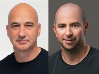 Yoav Crombie, CEO and co-founder at AGAT Software (Left); Eran Barak, CEO and founder at MIND (Right). 