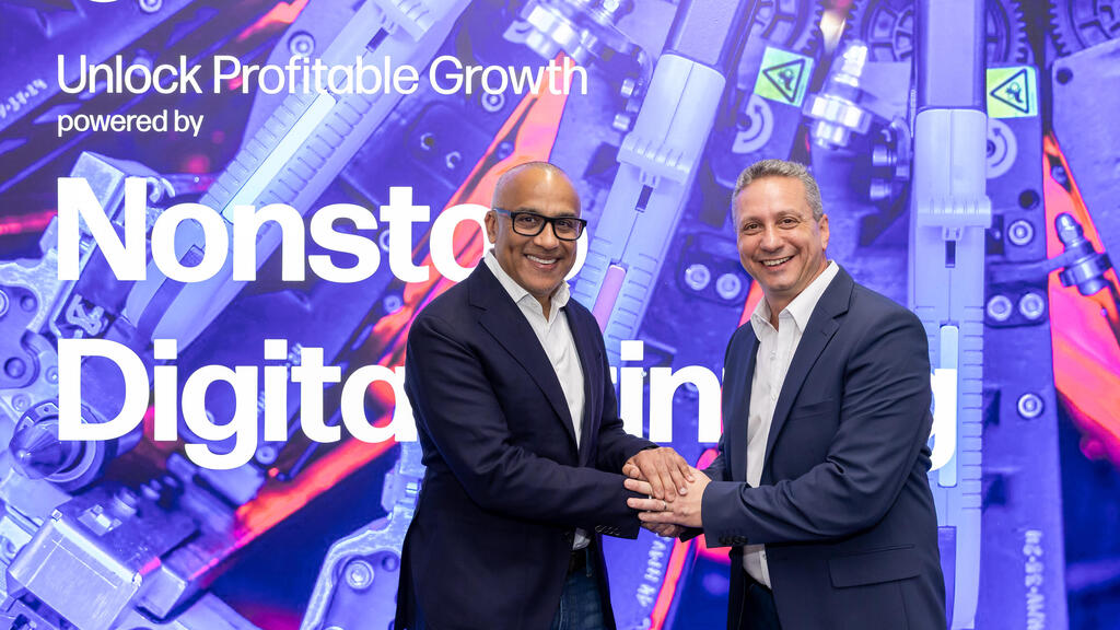 נועם זילברשטיין, מנכ״ל HP Indigo ופאראג’ פאטל, President of Shared Services ב-ePac 