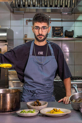 השף בן כהן מסעדת קיו פנאי