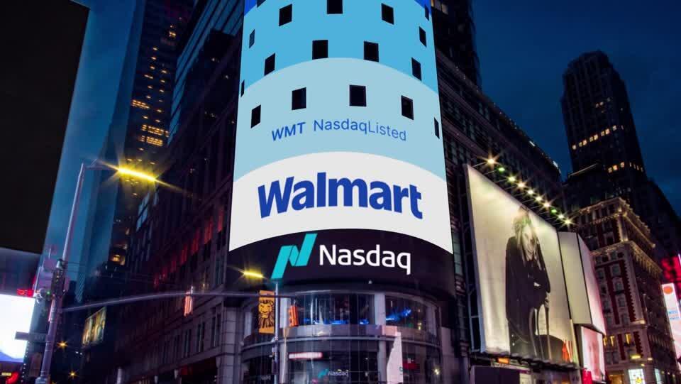 וולמארט עברה להיסחר בבורסת נאסד"ק