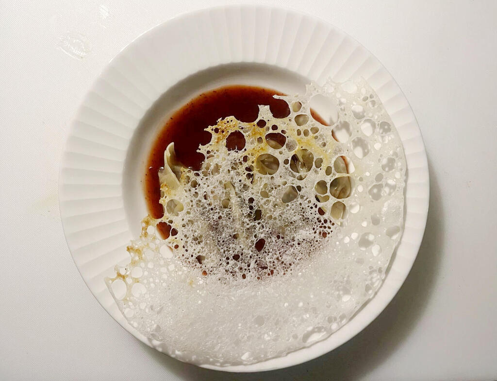 מנת כיסונים במסעדת גסטרו מכניקו פנאי