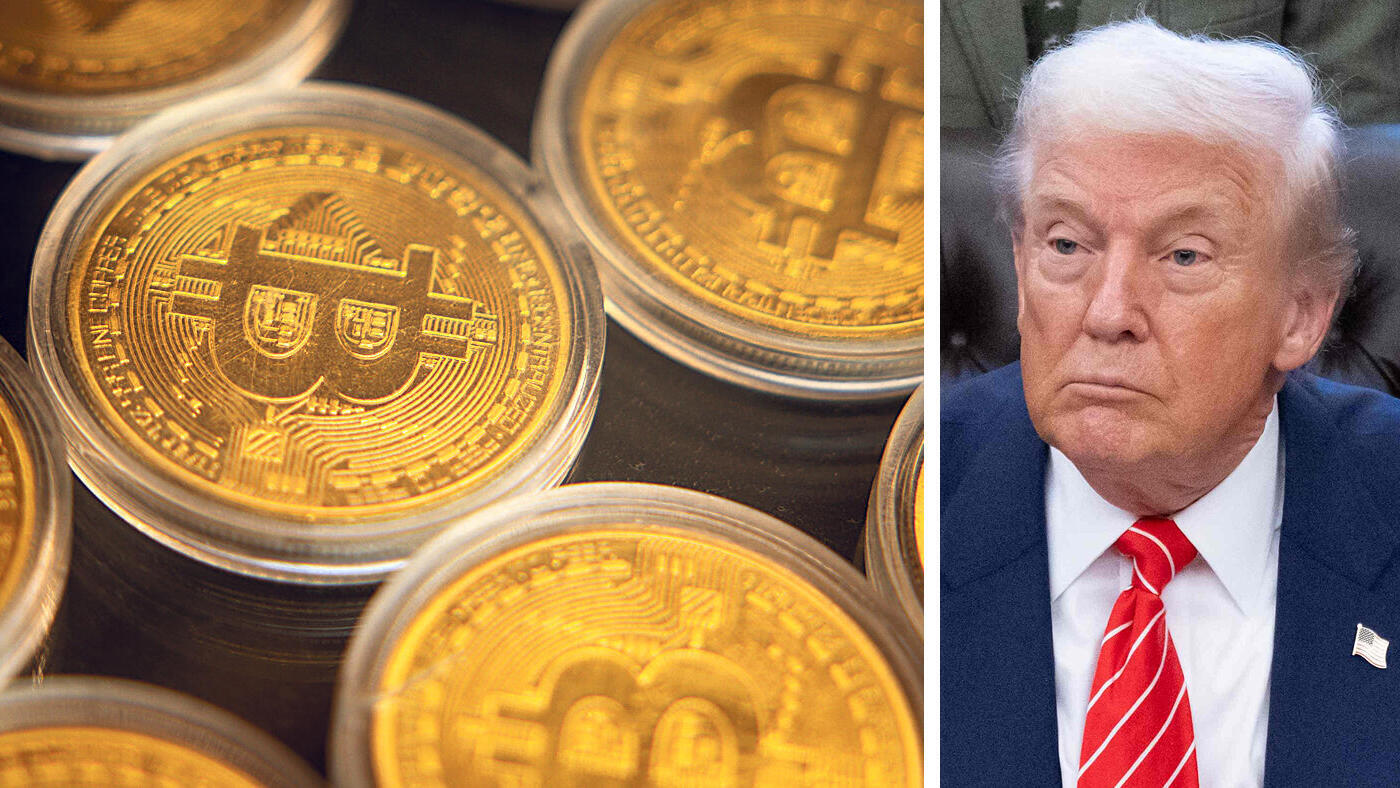 נשיא ארה"ב דונלד טראמפ ו מטבע ביטקוין