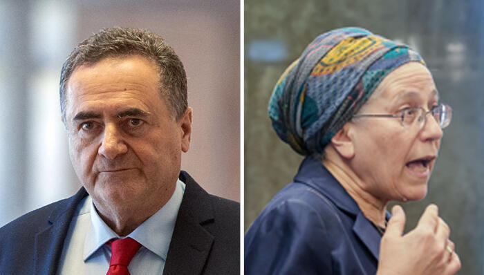 מימין אורית סטרוק ו ישראל כץ