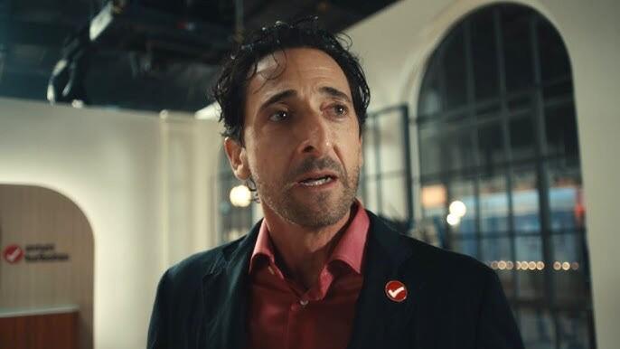 אדריאן ברודי פרסומת ל turbotax סופרבול 2026