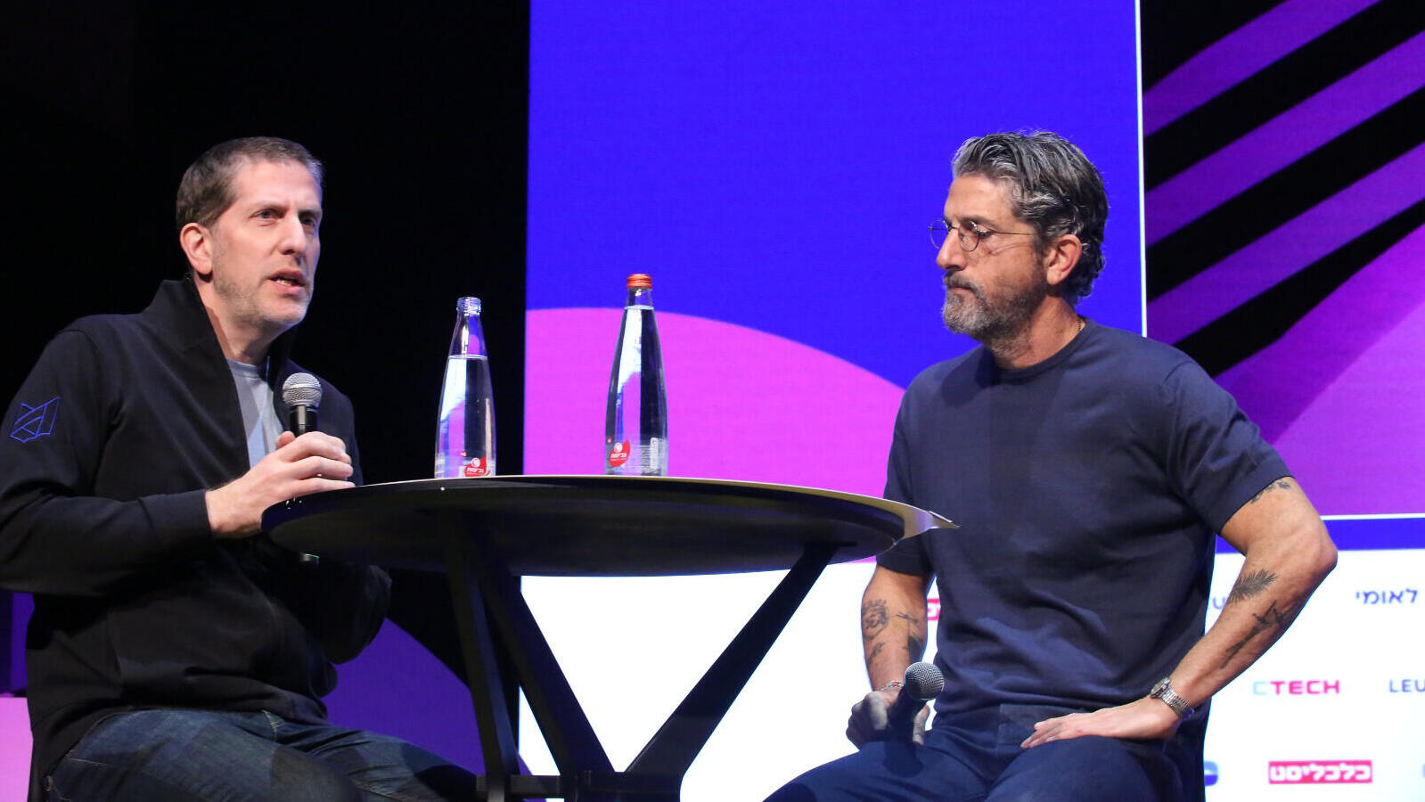 כנס TECH TLV - מימין גיל רוזן CMO Amdocs גיא רוזן VP & CISO Meta