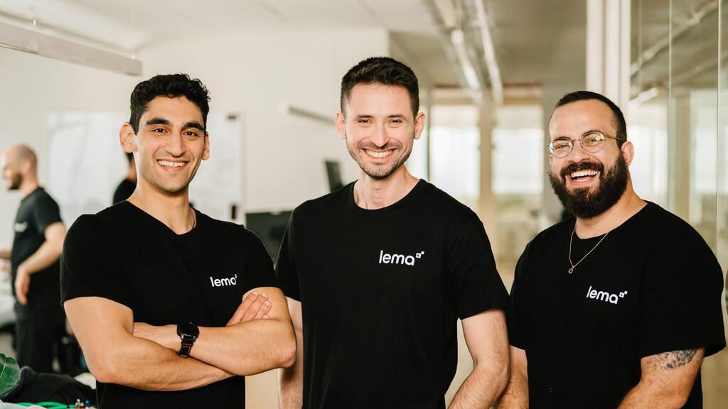 מייסדי Lema Ai: תומר רויזמן, אדי דובז'יק ועומר יהודאי
