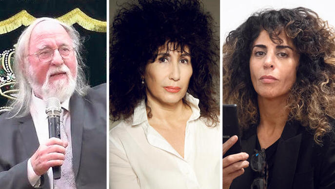 עו"ד כנרת בראשי , יפעת בן חי שגב וד"ר חיים שיין (צילומים: עמית שעל, תומר אפלבאום/הארץ, יוטיוב) עו"ד כנרת בראשי , יפעת בן חי שגב ו ד"ר חיים שיין