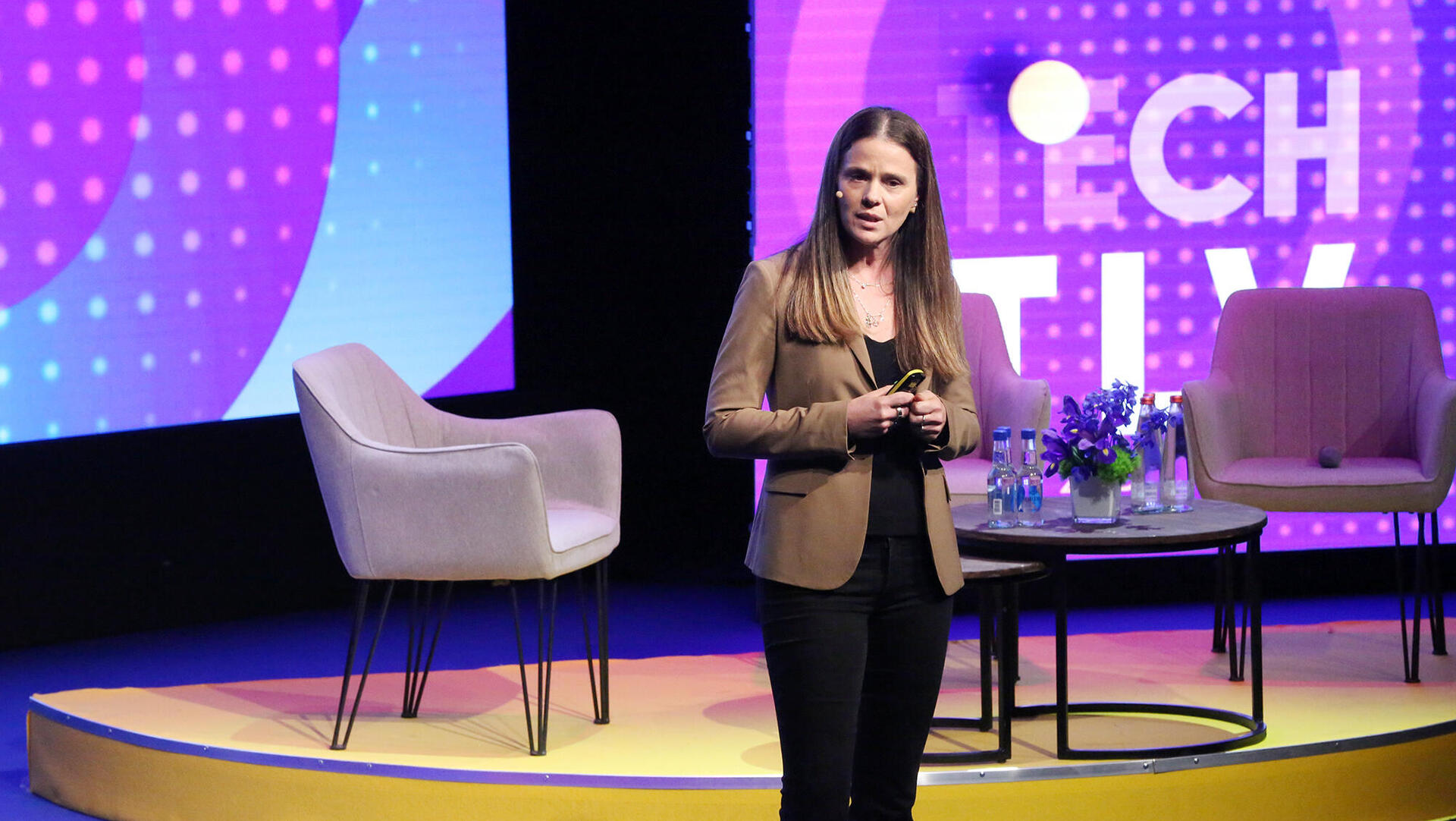 כנס TECH TLV - מיה אייזן צפריר מנכ"לית לאומיטק