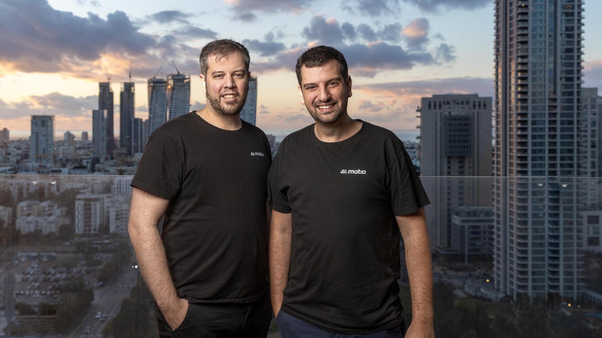 מימין בנימין סגל גבע סגל מייסדי מאטיה Matia