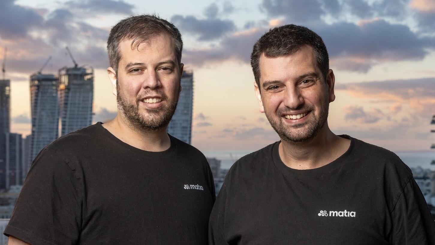 מימין בנימין סגל גבע סגל מייסדי מאטיה Matia