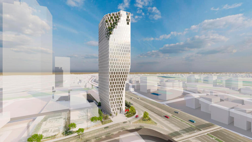 תוכנית המגדל בית אקרשטיין הרצליה 