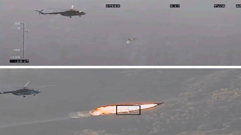 מסוק MI8 מפיל שאהד 136 (צילום: Ukraine MOD) הקברניט כטב"מים אוקראינה