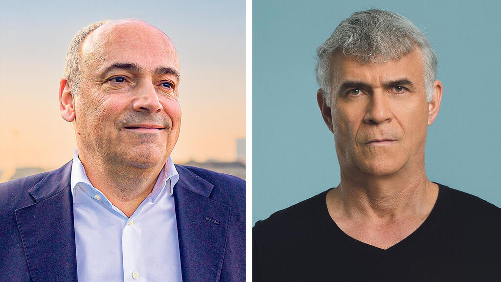 ישי דוידי מקרן פימי ומנכ"ל האפאג-לויד רולף האבן ינסן (צילומים: Maria Feck/Bloomberg, יונתן בלום) מימין ישי דוידי מקרן פימי ומנכ"ל האפאג-לויד רולף האבן ינסן