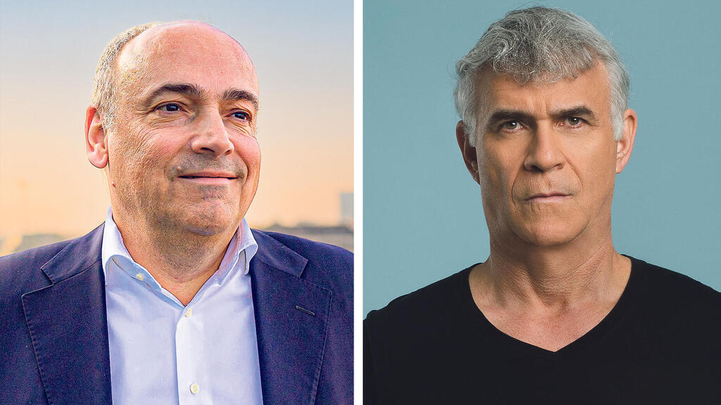 מימין ישי דוידי מקרן פימי ומנכ"ל האפאג-לויד רולף האבן ינסן