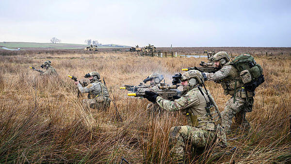 צבא בריטניה ב תרגיל