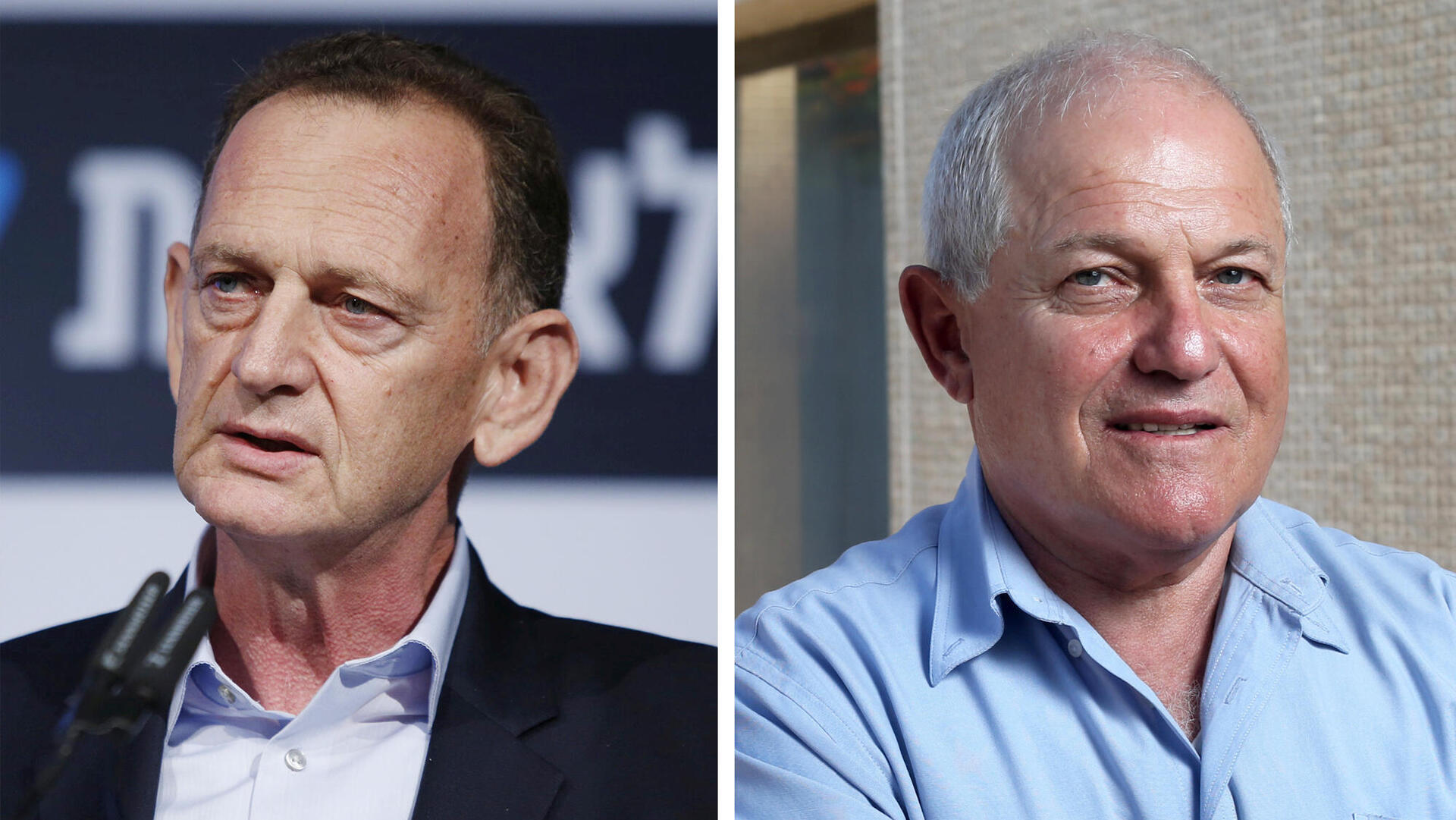 מימין שר הבריאות חיים כץ ויו"ר הכללית יוחנן לוקר