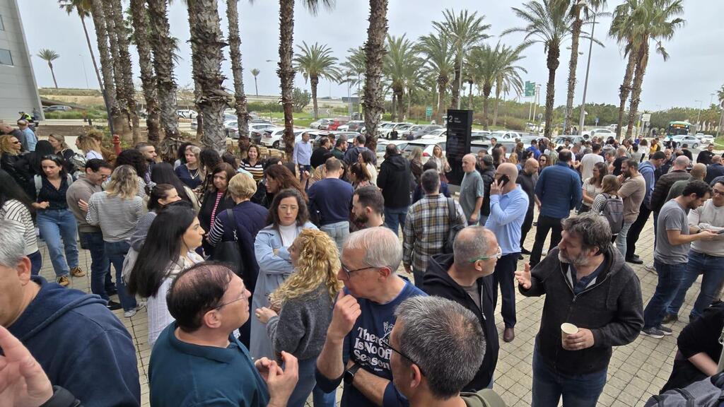 מחאת עובדי צים ב חיפה 17.2.26