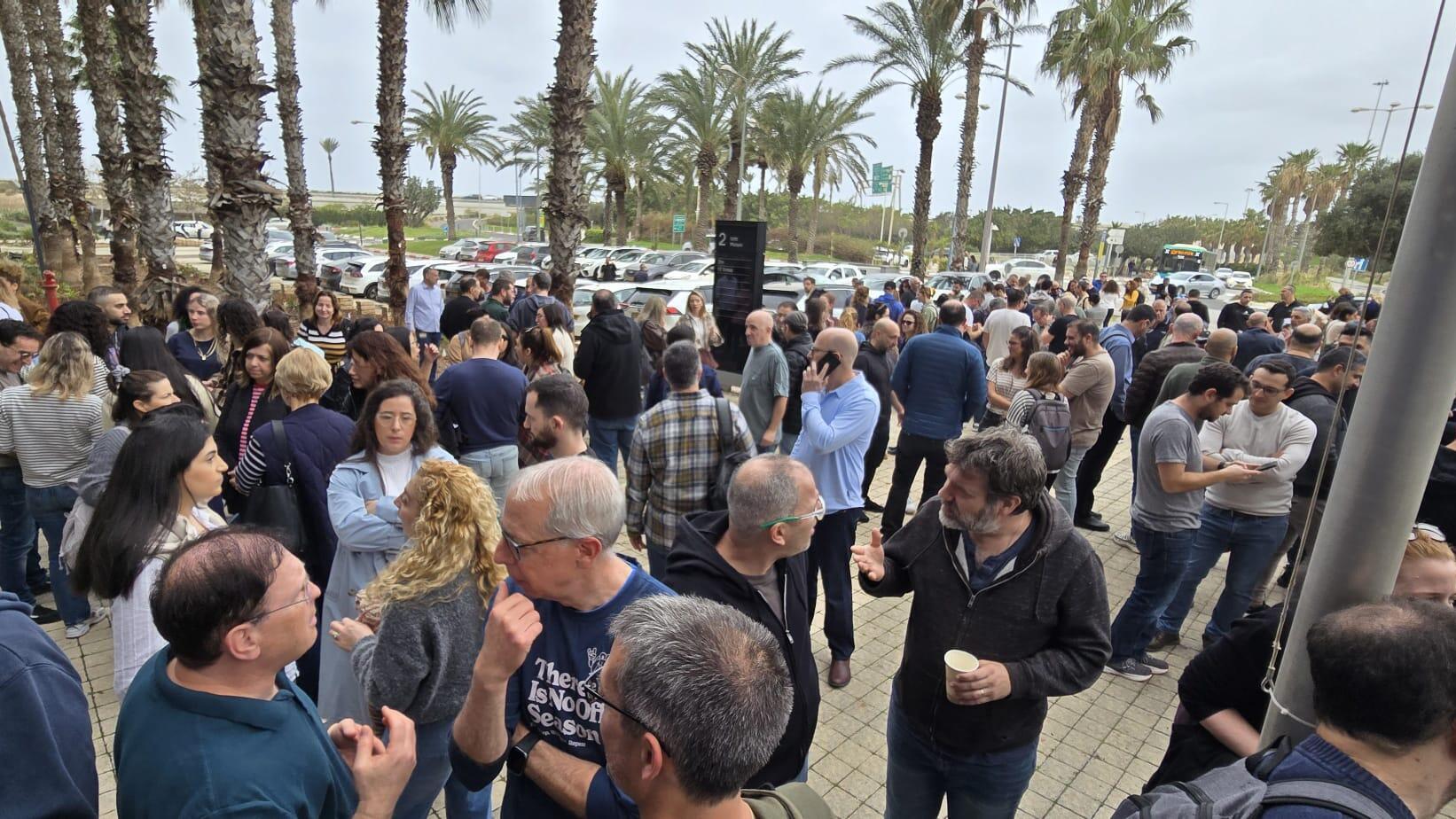 מחאת עובדי צים ב חיפה 17.2.26