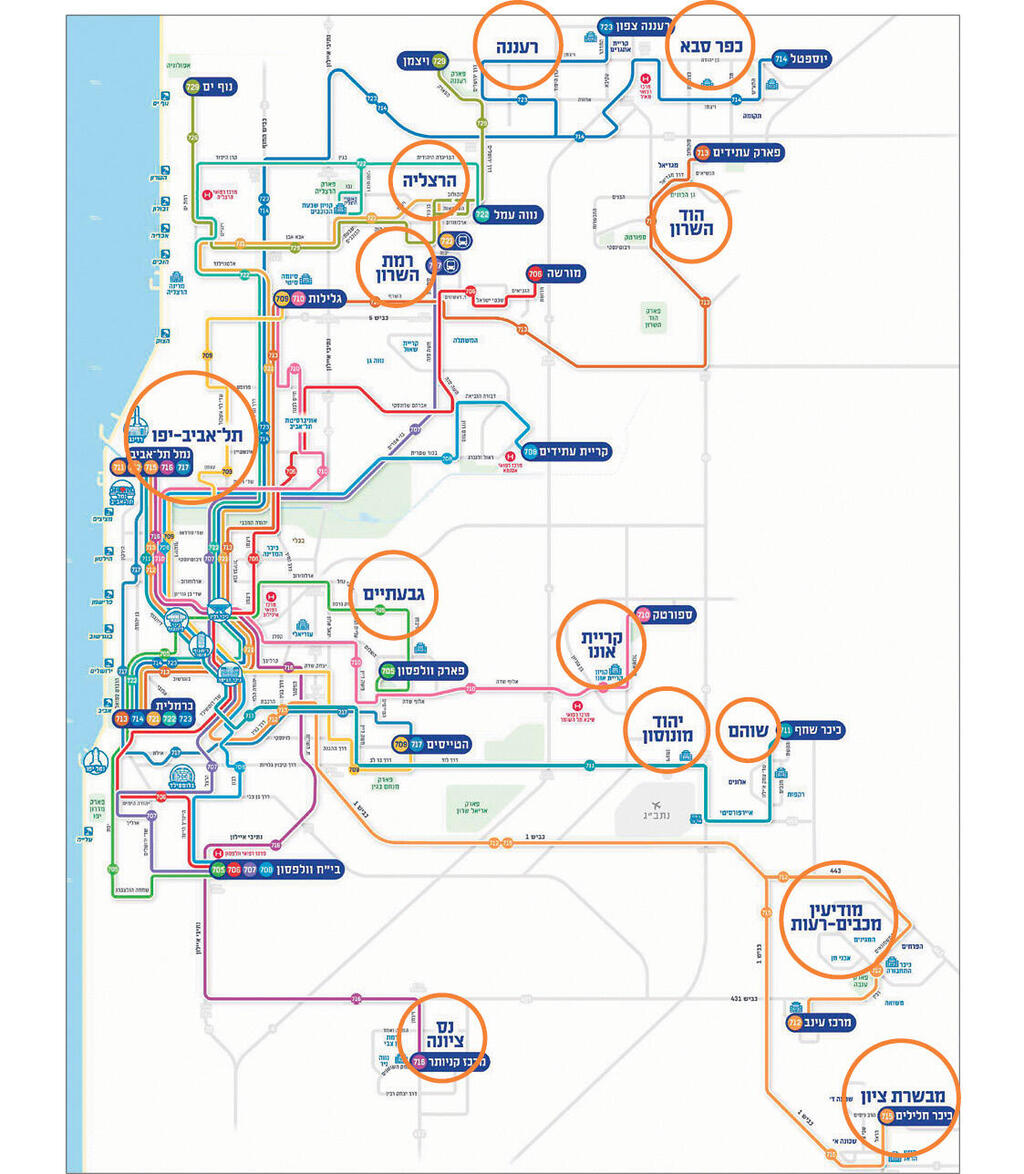 מפת הקווים של נעים בסופ"ש. הרשויות המקומיות צריכות לשים על המיזם יותר גז מפת הקווים של נעים בסופ"ש. הרשויות המקומיות צריכות לשים על המיזם יותר גז