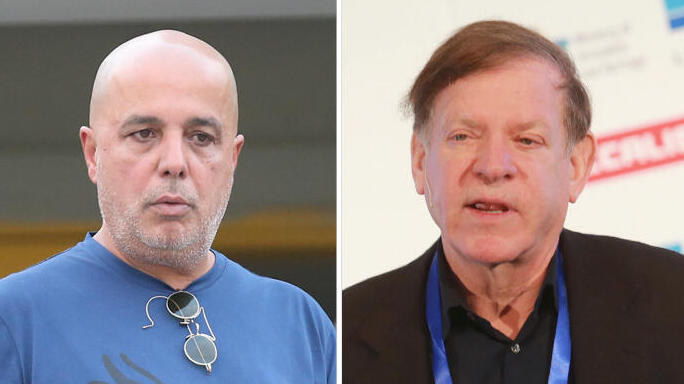 מימין משה ינאי ו עמוס לוזון 