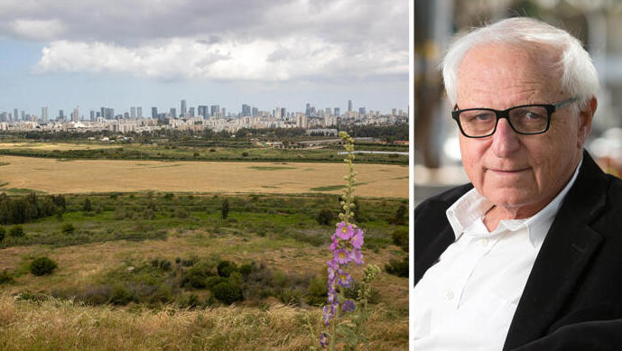 מימין שמאי אסיף ו פארק אריאל שרון